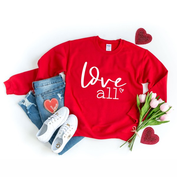 Love All Graphic Sweatshirt