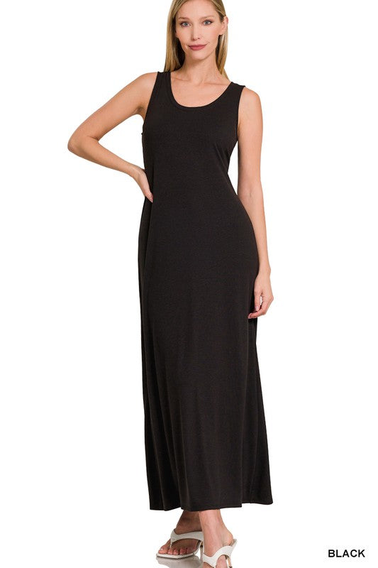 SLEEVESS MAXI DRESS