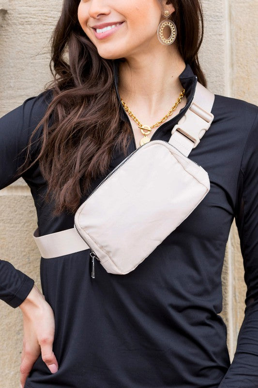 Nylon Belt Sling Bag