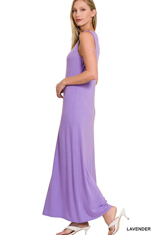SLEEVESS MAXI DRESS