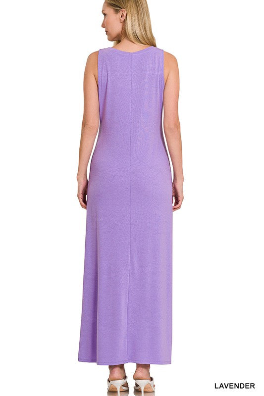 SLEEVESS MAXI DRESS