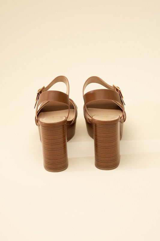 PLATFORM SANDAL HEELS