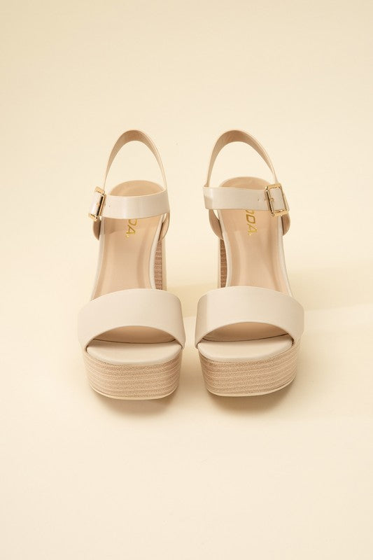 PLATFORM SANDAL HEELS