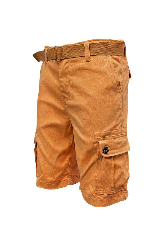 Belted Cargo Shorts