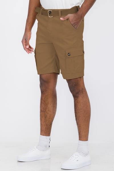 Belted Cargo Shorts